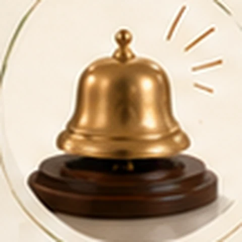 A brass school bell marking the beginning of the Shifi Encore journey